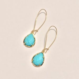 Kendra Scott Turquoise Dee Drop Earrings